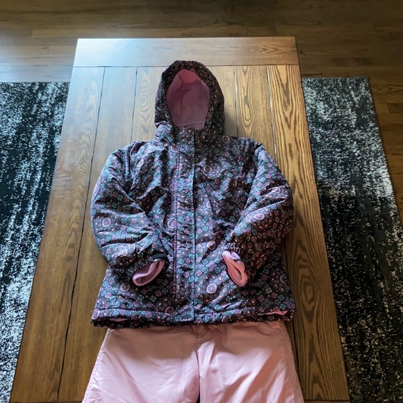Girls winter jacket and snow pants